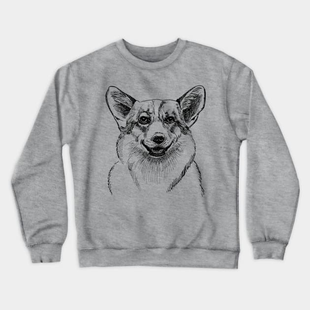 corgi pembroke Crewneck Sweatshirt by VicaVeresk